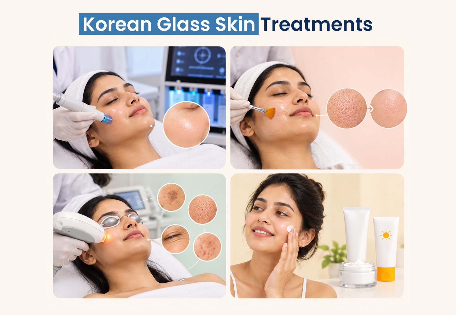 Korean glass skin treatment in Rohini